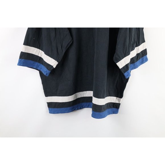 Vintage 90s Winterland XL Distressed Led Zeppelin Spell Out Hockey Jersey Shirt - Picture 12 of 14
